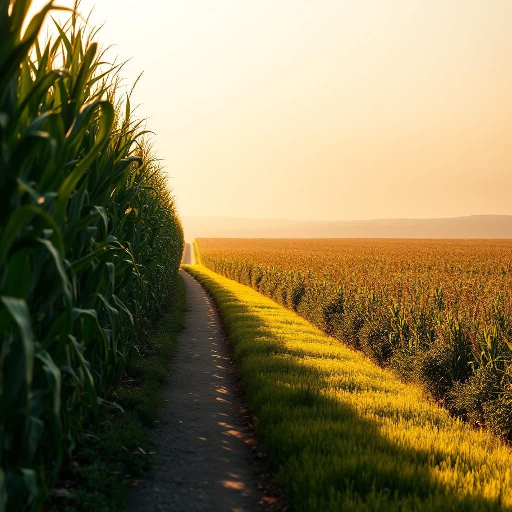 Field of corn photo